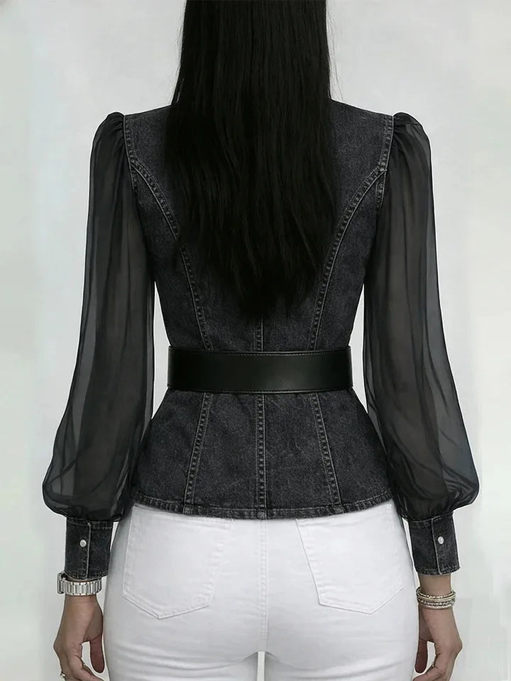Vesper Denim Blouse