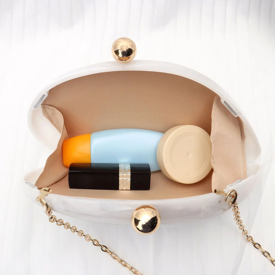 Marblea Acrylic Clutch Bag