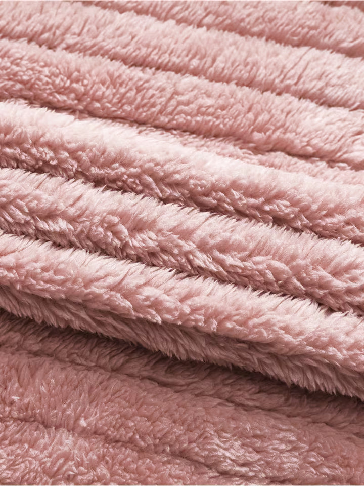 Amira Ribbed Fleece Sherpa