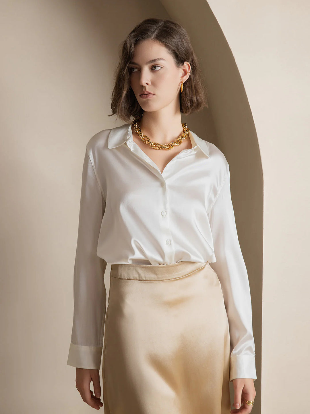 Valora Satin Blouse