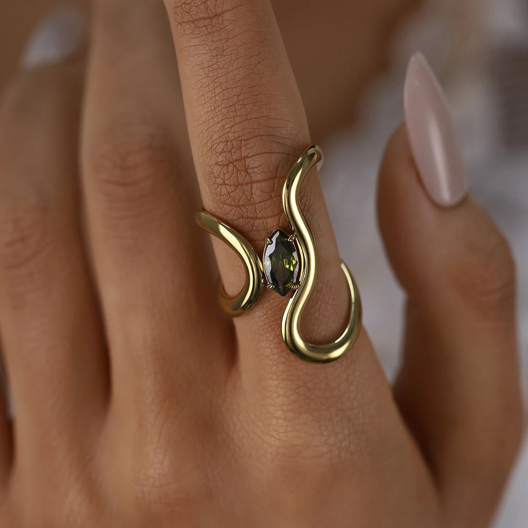 Fleur Wave Ring