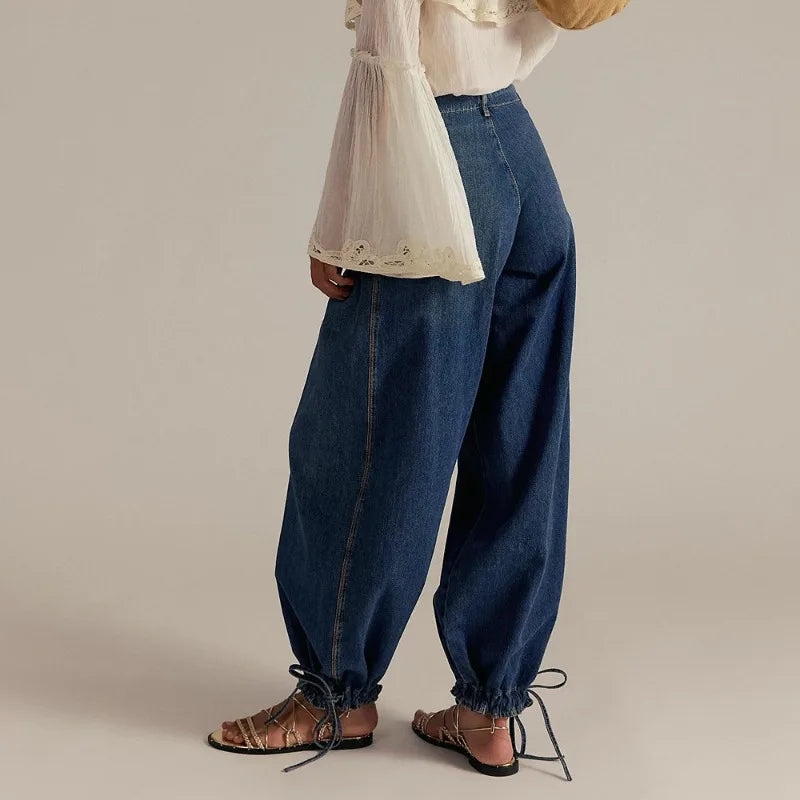 Santi Denim Harem Jogger