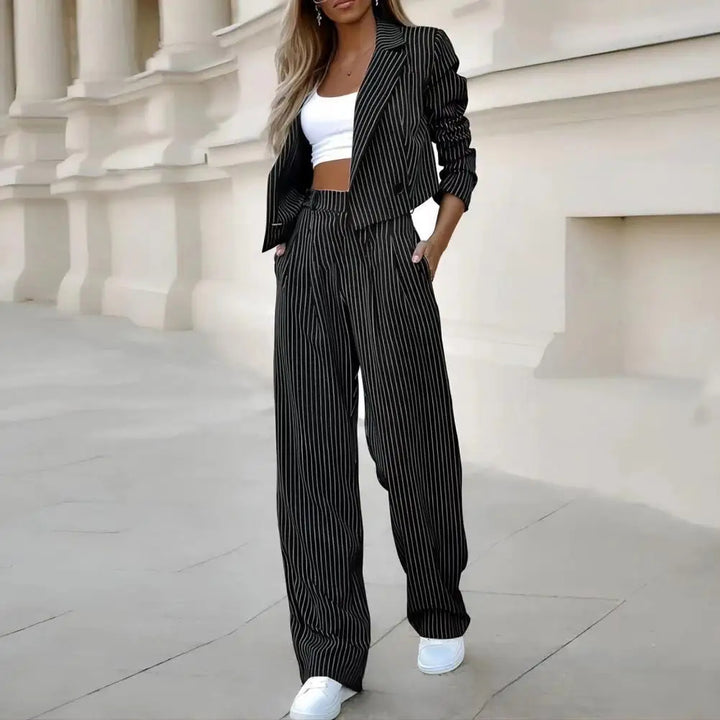 Venezia Pinstripe Tailored Set