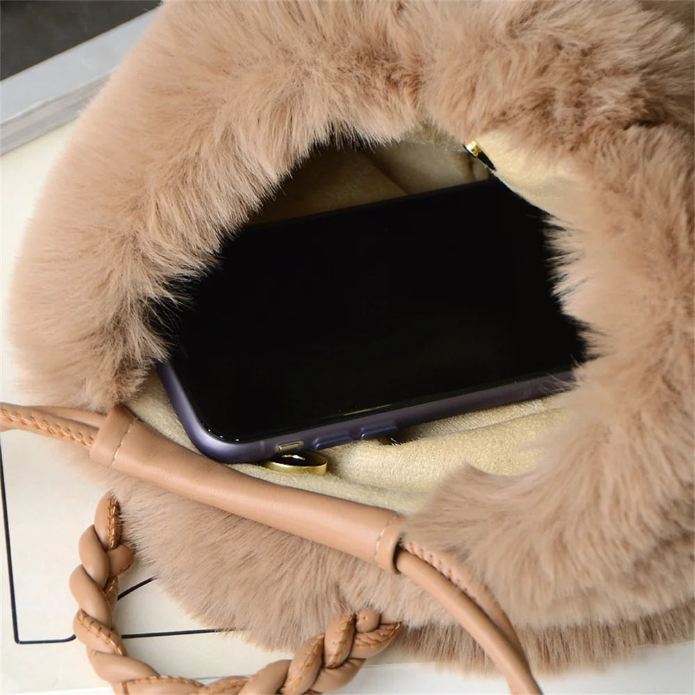Pomme Plush Crossbody Bag