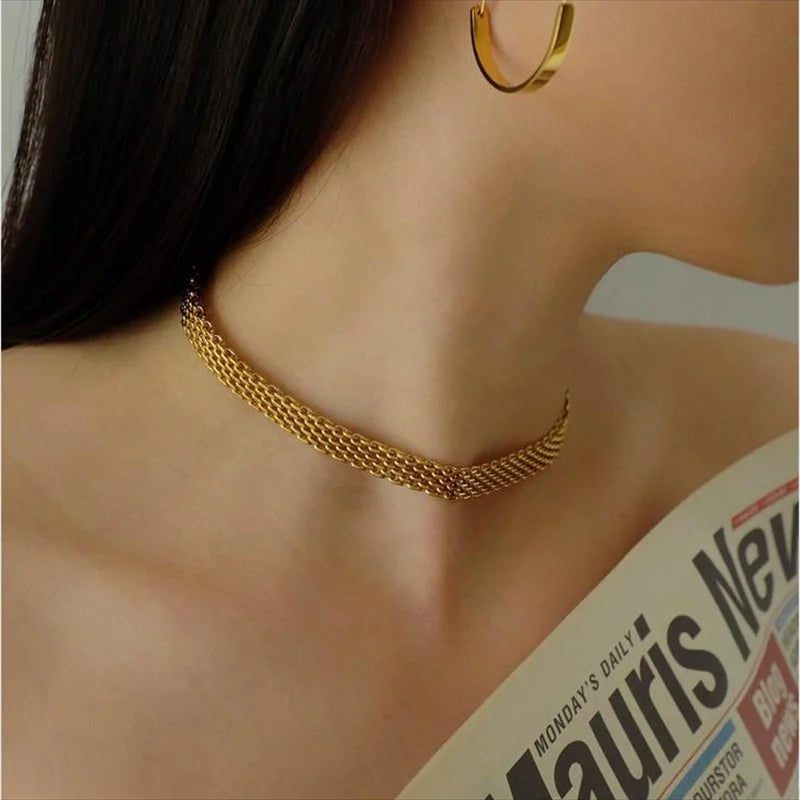 Legacy Gold Choker Chain Set