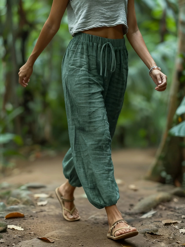 Terra Linen Harem Pant