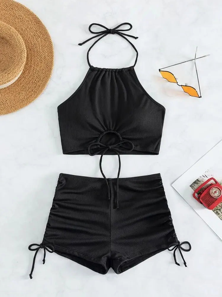 Sunset Ribbed Lounge Set