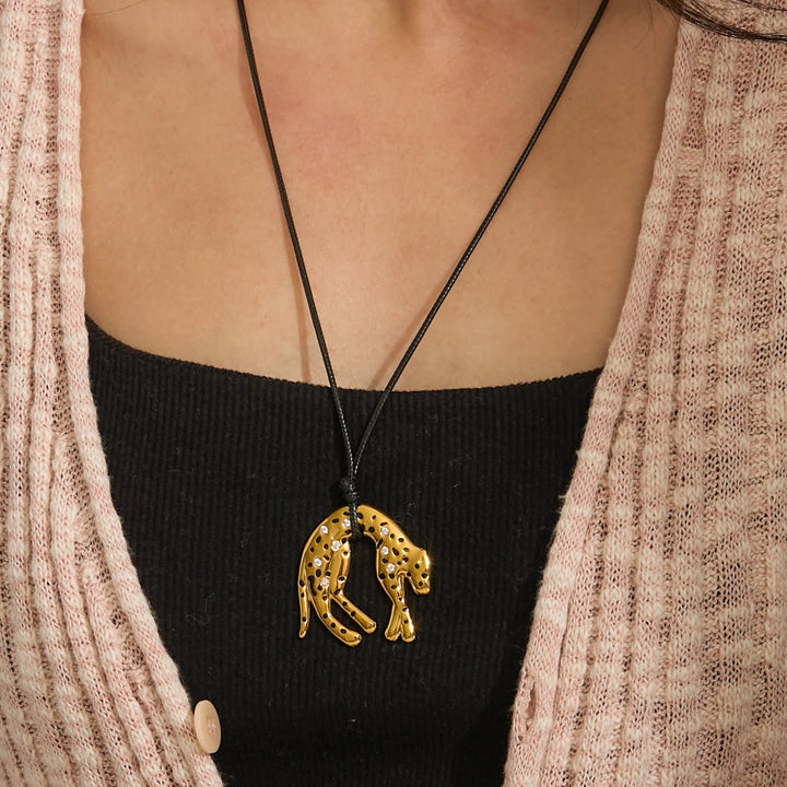 Panthera Pendant Necklace