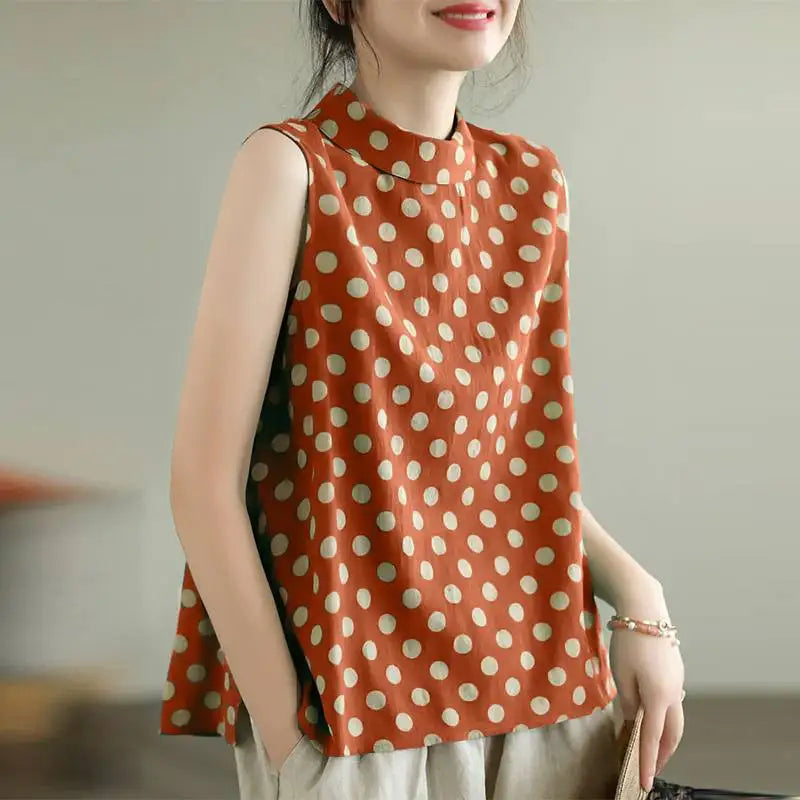 Aveline Polka Top