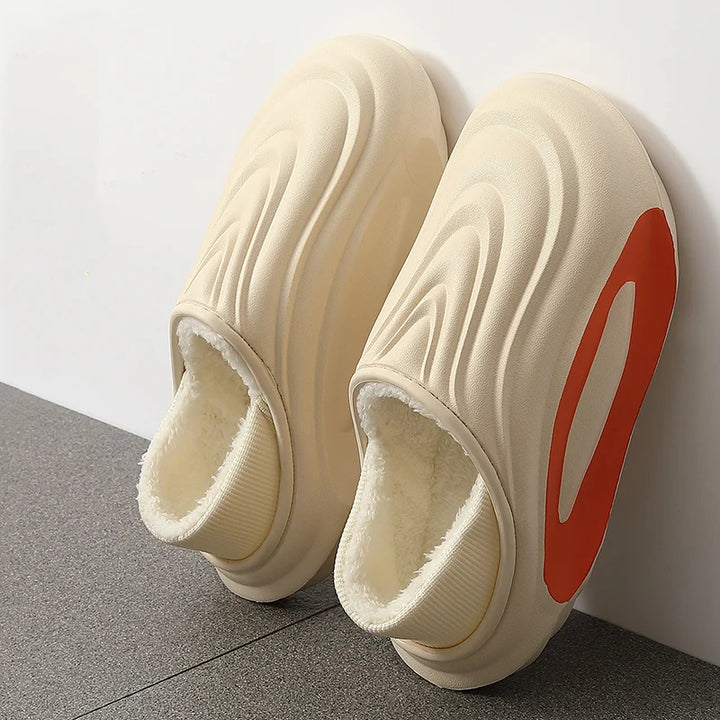 Wave Fleece Slip-On Slide