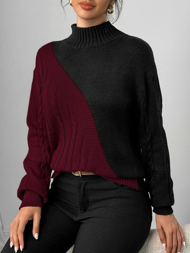 Vivia Two-Tone Sweater