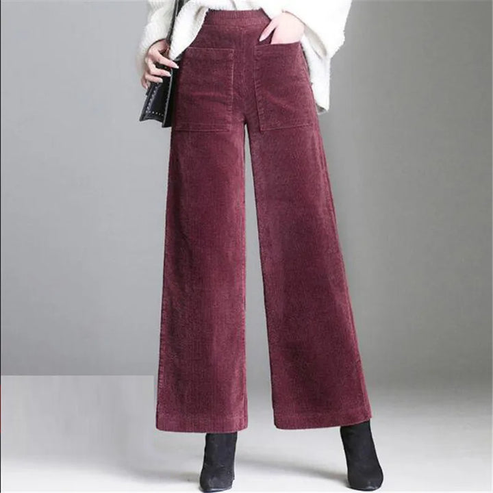 Corduroy Couture High-Waisted Trouser