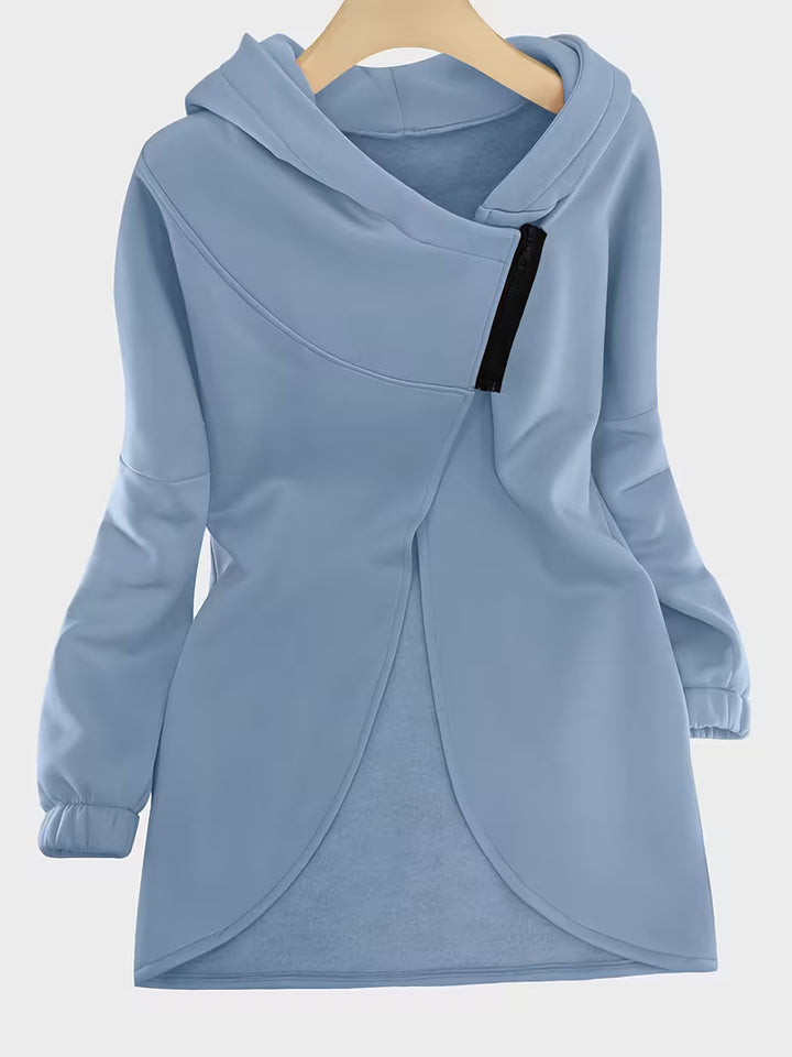 Asymmetrical Zip Hoodie