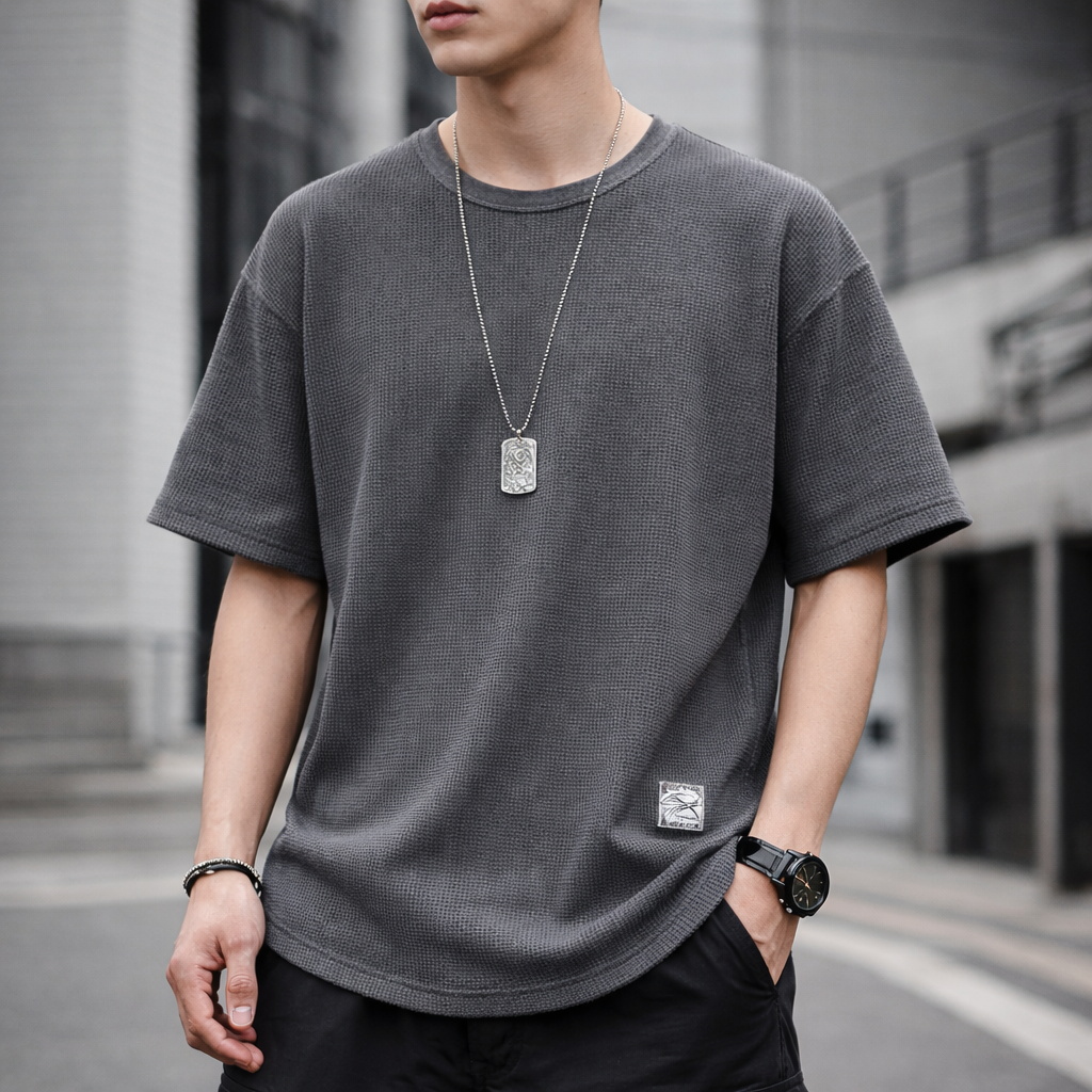 Vero Waffle Grid Shirt