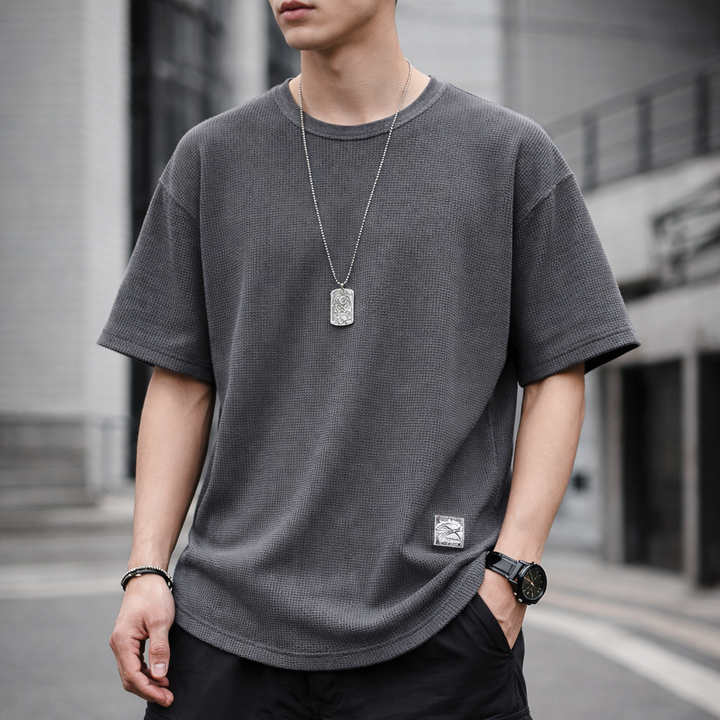 Vero Waffle Grid Shirt