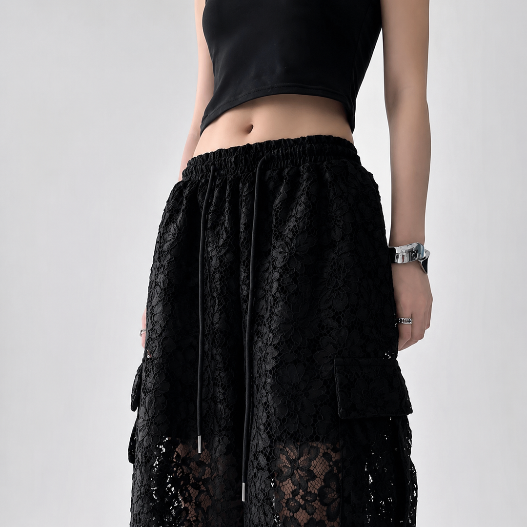 Maison Lace Cargo Pant