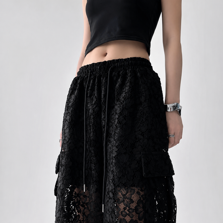 Maison Lace Cargo Pant