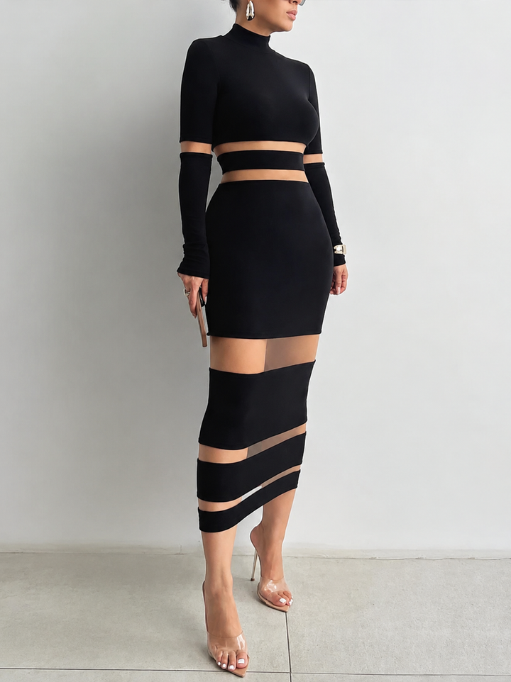 Amara Mesh Bodycon Dress