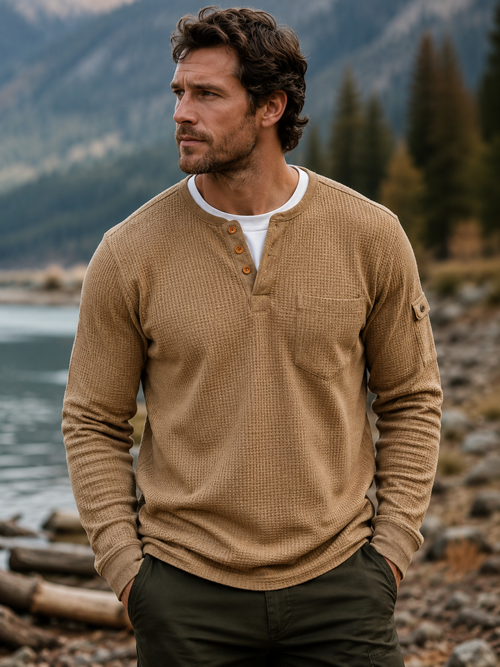 Hudson Waffle Henley