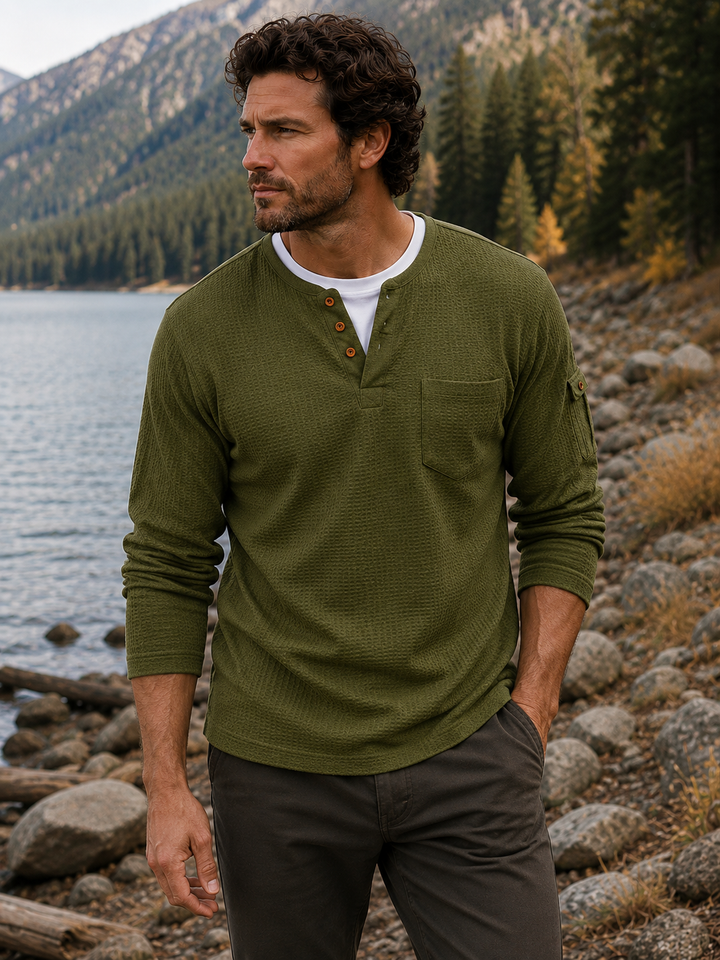 Hudson Waffle Henley