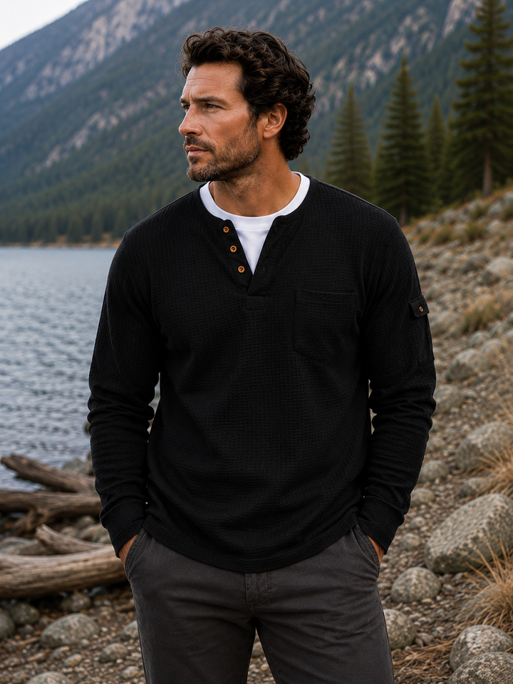 Hudson Waffle Henley
