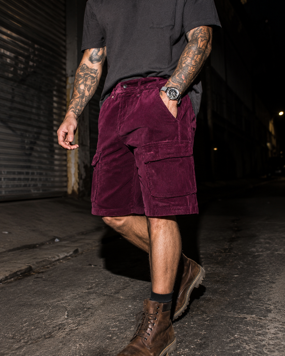 Calloway Corduroy Cargo Short