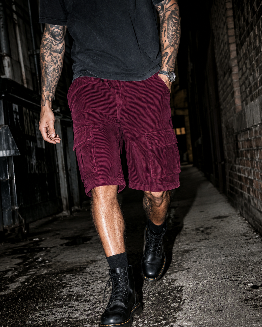 Calloway Corduroy Cargo Short