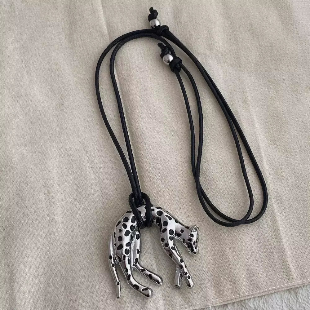 Panthera Pendant Necklace