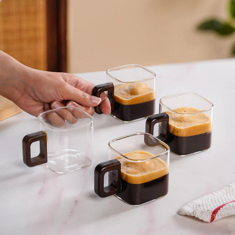 Element Cube Glass Mug Set