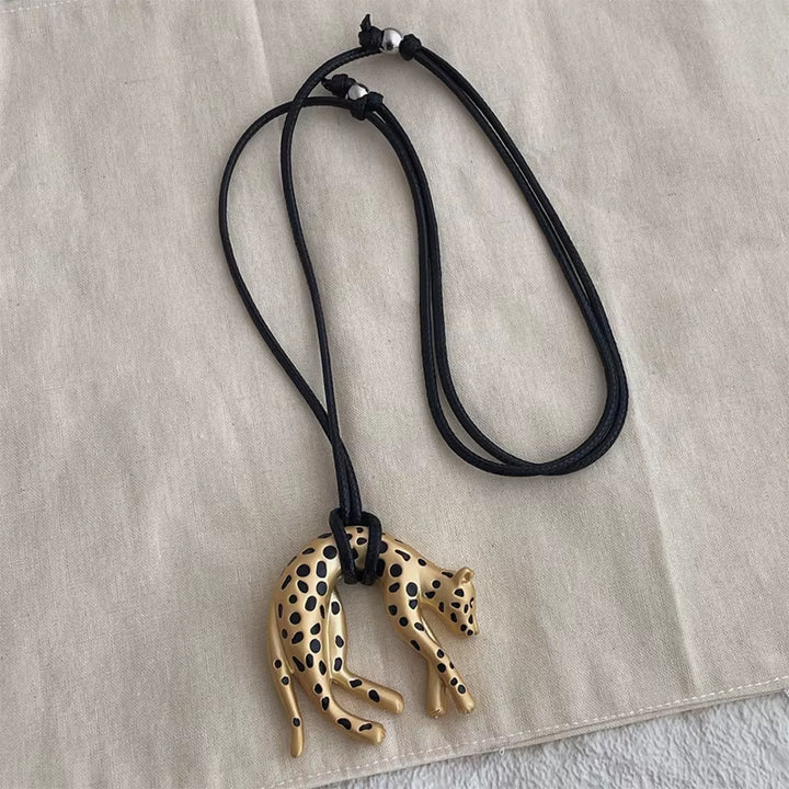 Panthera Pendant Necklace