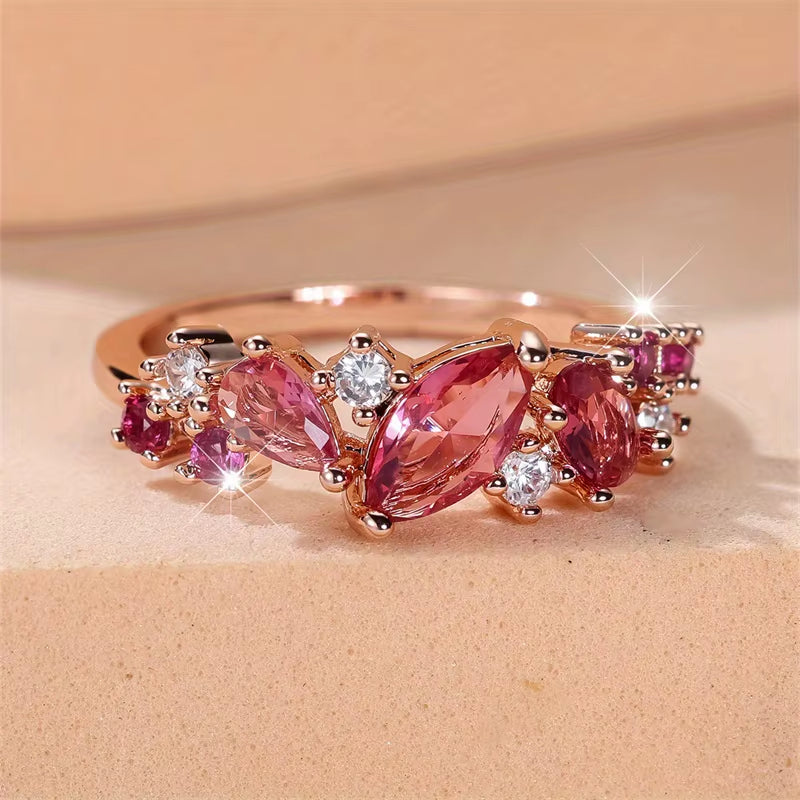 Moonstone Trinity Ring