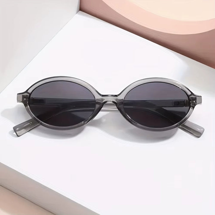 Demi Retro Oval Sunglasses
