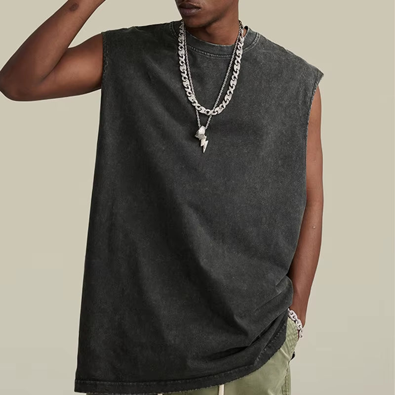 Renegade Washed Muscle Tee