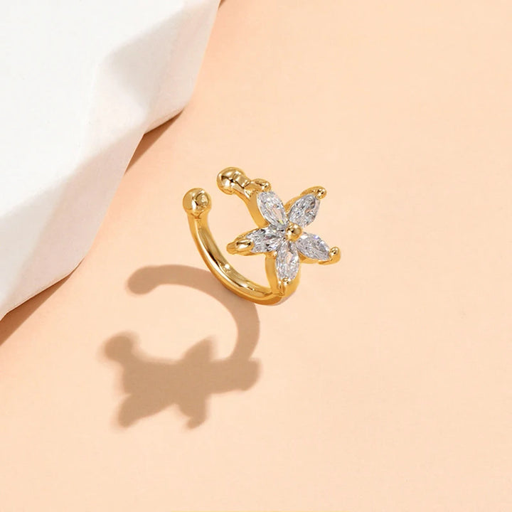 Starflower Zircon Ear Cuff