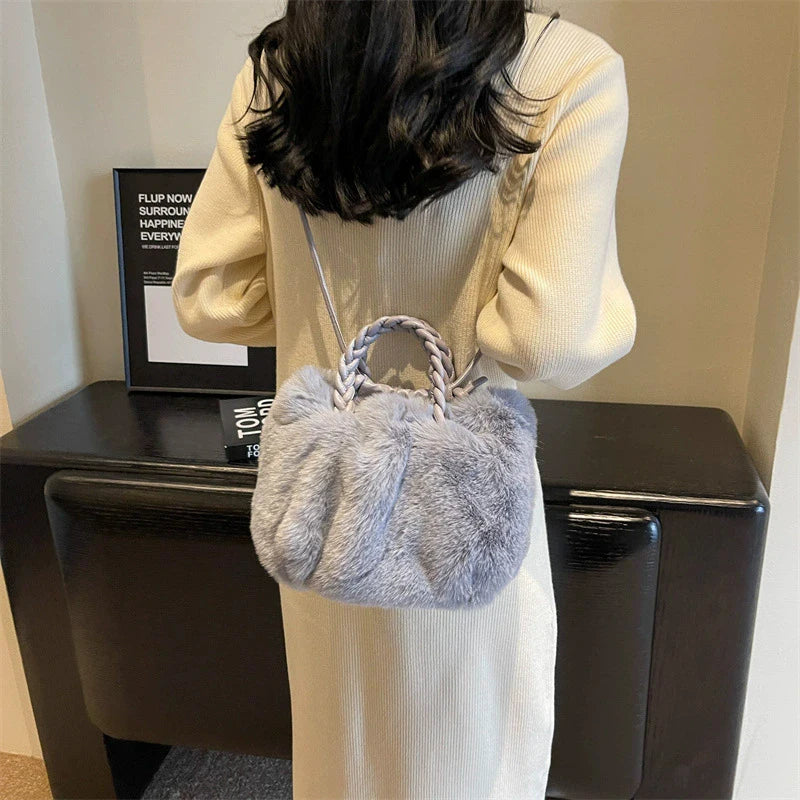 Pomme Plush Crossbody Bag