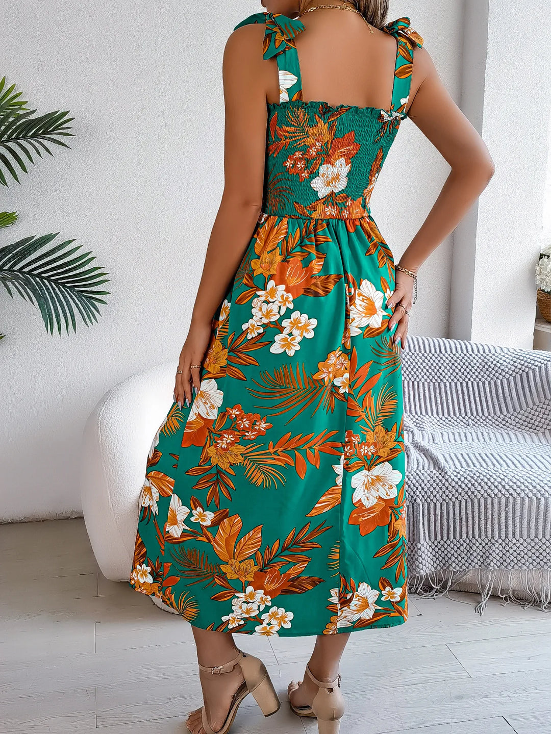 Capri Floral Sundress