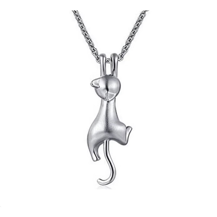 Silver Hare Pendant Necklace