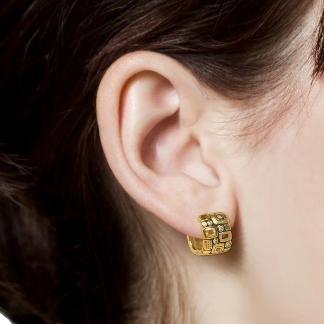 Zuma Mosaic Hoop Earrings