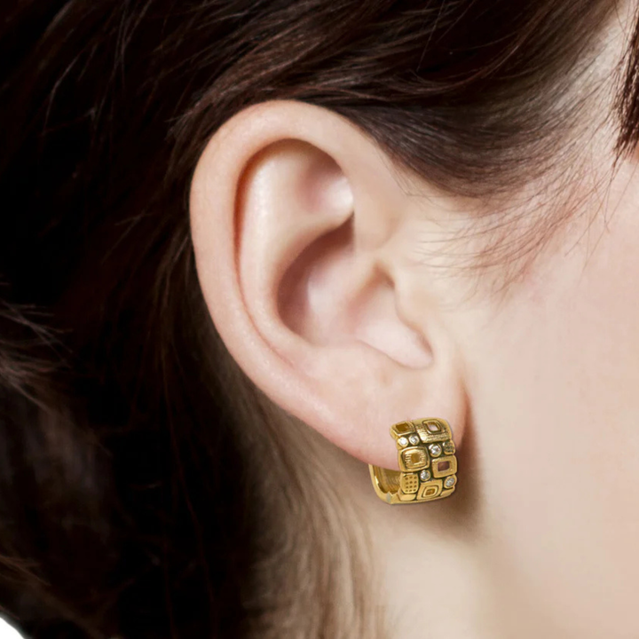 Zuma Mosaic Hoop Earrings