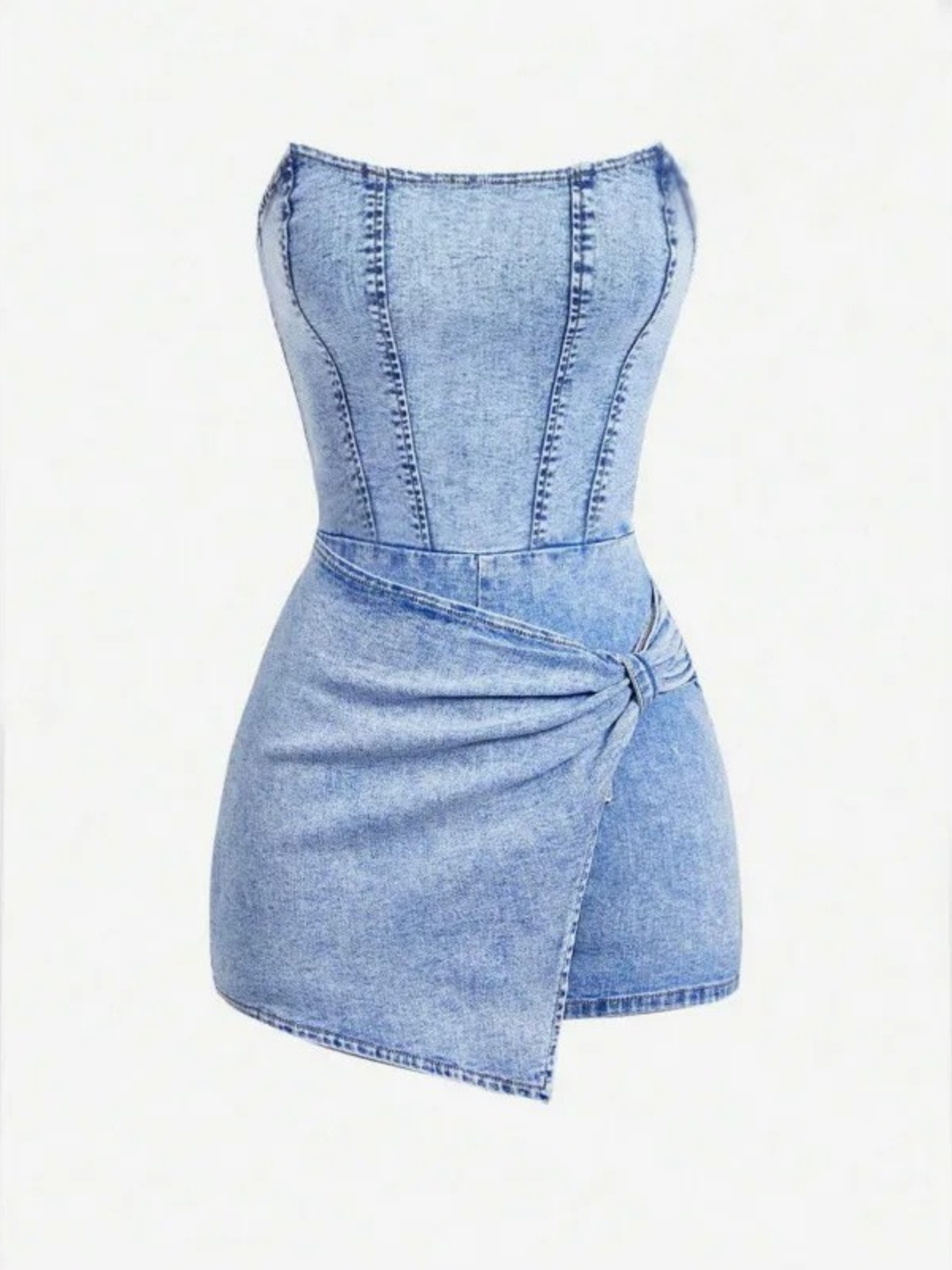 Milan Denim Romper