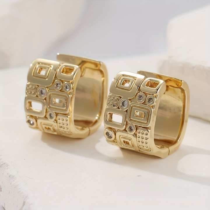 Zuma Mosaic Hoop Earrings