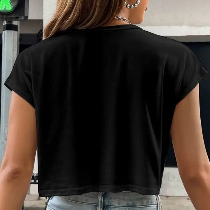 Essential Boxy Crop Tee