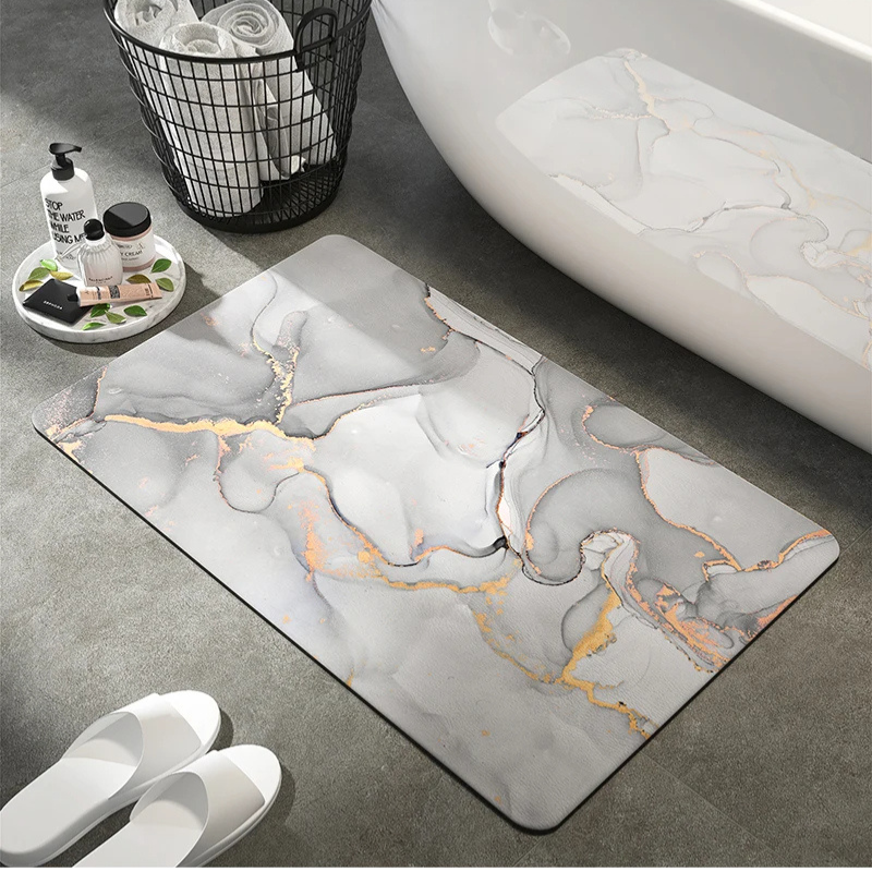 Marble Luxe Bath Mat