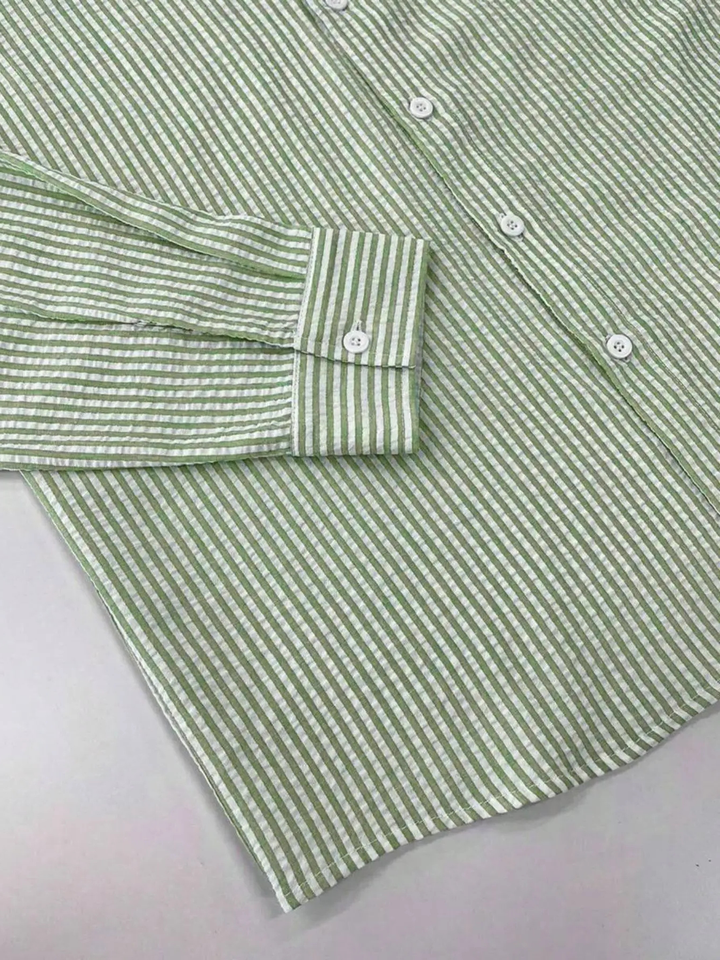 Cabo Striped Button-Up