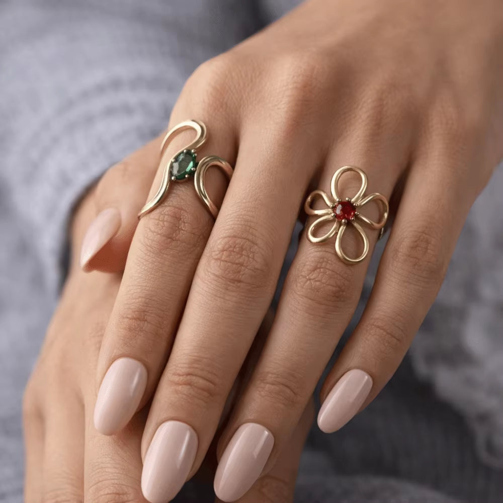 Fleur Wave Ring
