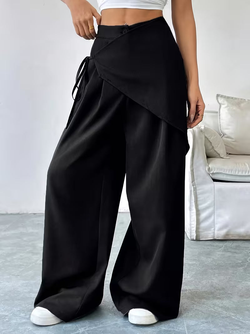 Vivia Wrap-Front Pant