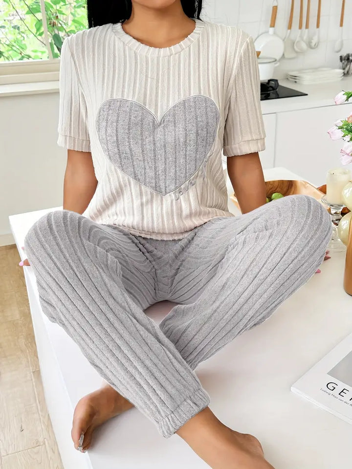 Amore Ribbed Loungewear Set