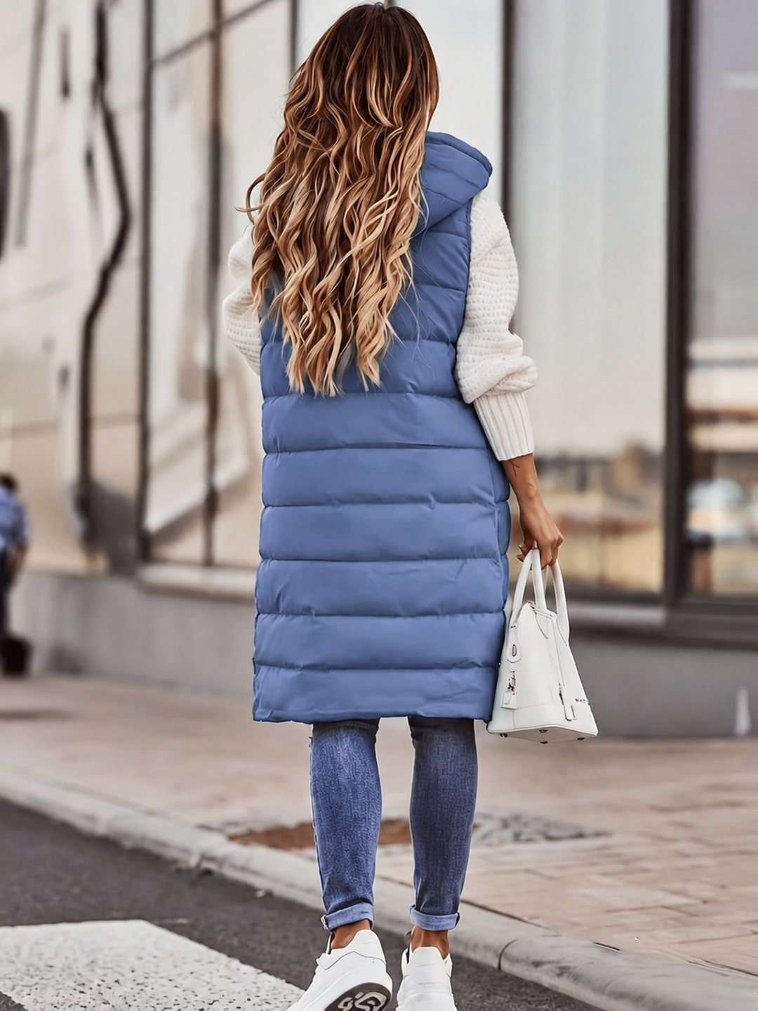 Ellis Longline Puffer Vest