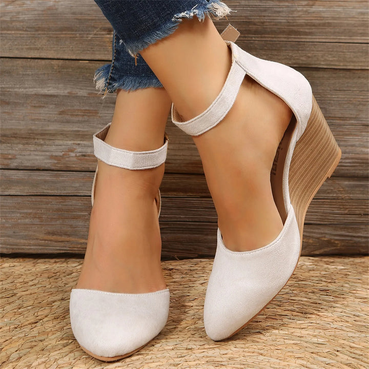 Seraphina Suede Wedge Heel