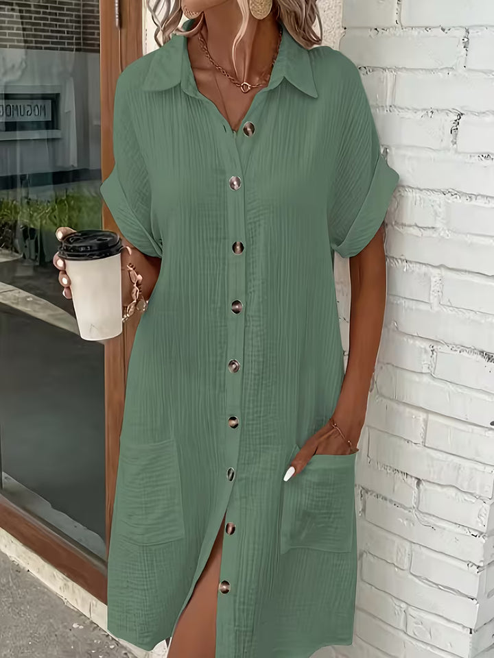 Sunday Button Dress